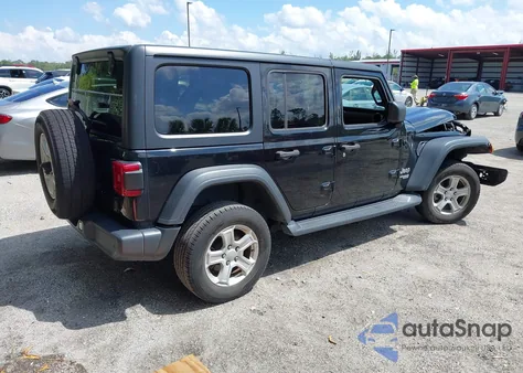2020 Jeep Wrangler Unlimited Sport S 4X4 z USA, uszkodzony, nr VIN 1C4HJXDN1LW223664